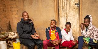 Primary actors at meeting together