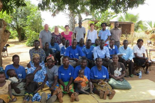 Sue Howes and Greg Dyke visit the YELG project in Uganda