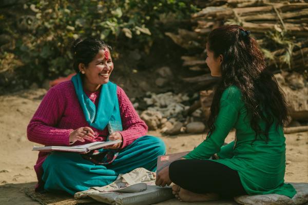 Volunteer in Nepal. Durga Bista, volunteers as a ‘Big Sister’ on VSO’s Sisters for Sisters’ Education (S4S) project in Surkhet, Nepal.
