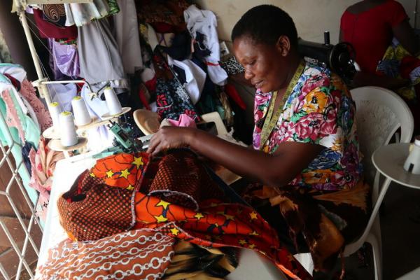 Tanzanian seamstress