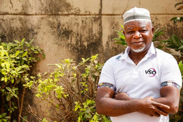 Yusuf Abdulrahman, 62, pictured here, is an engineer and farmer but grew up in a Fulani household.