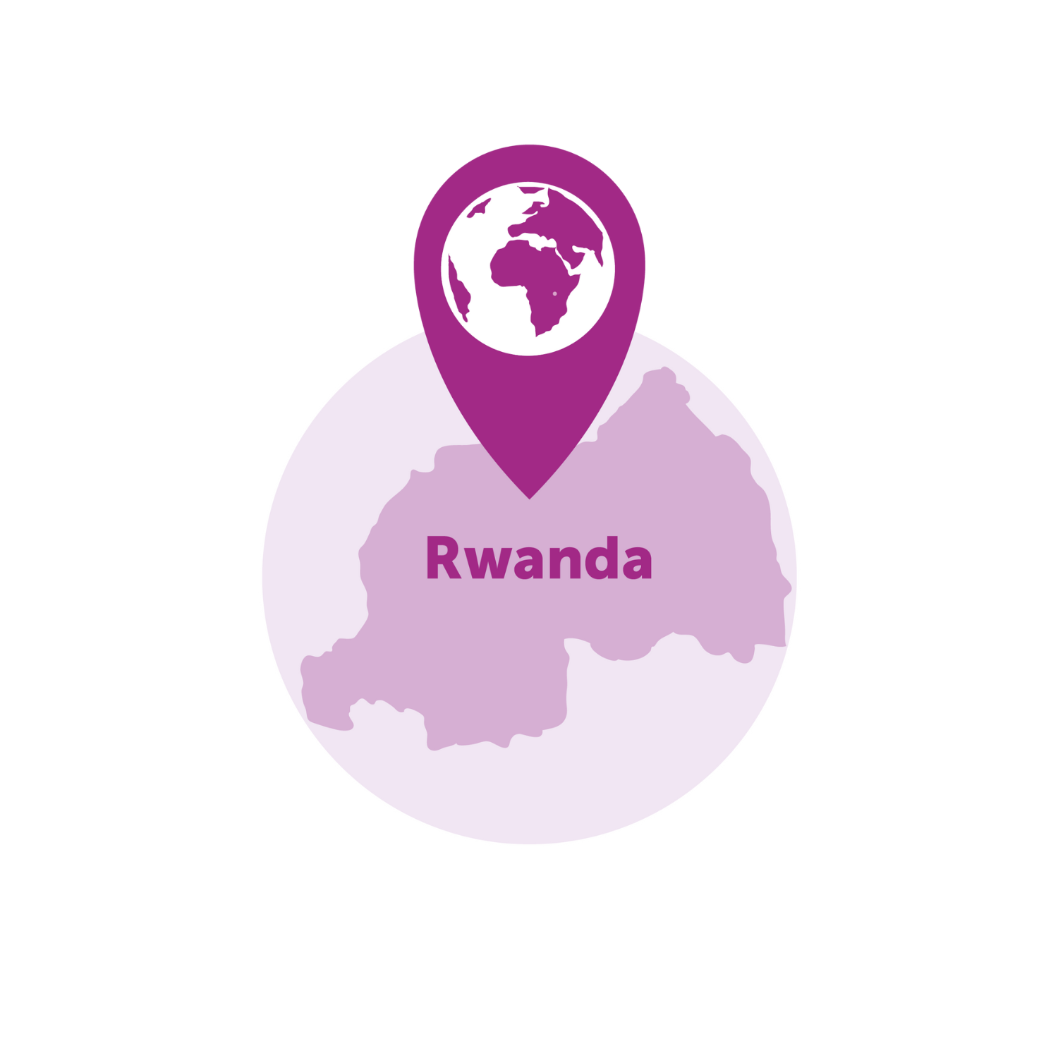 Rwanda VSO pin badge