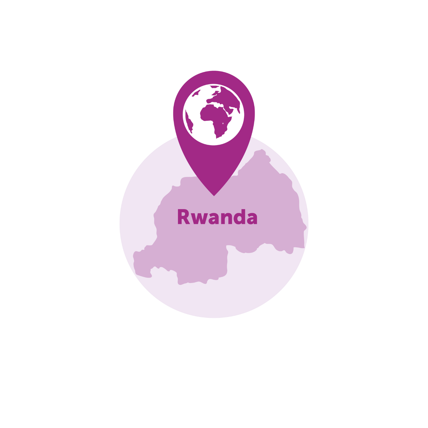 Rwanda VSO pin badge