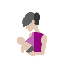 mother and baby icon