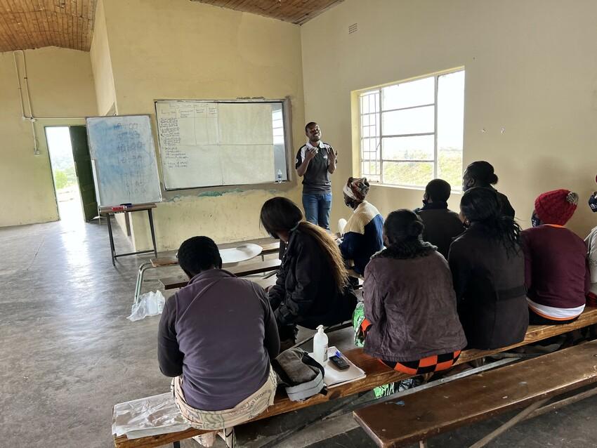 Tugwell a national volunteer, training volunteers on their legal rights.