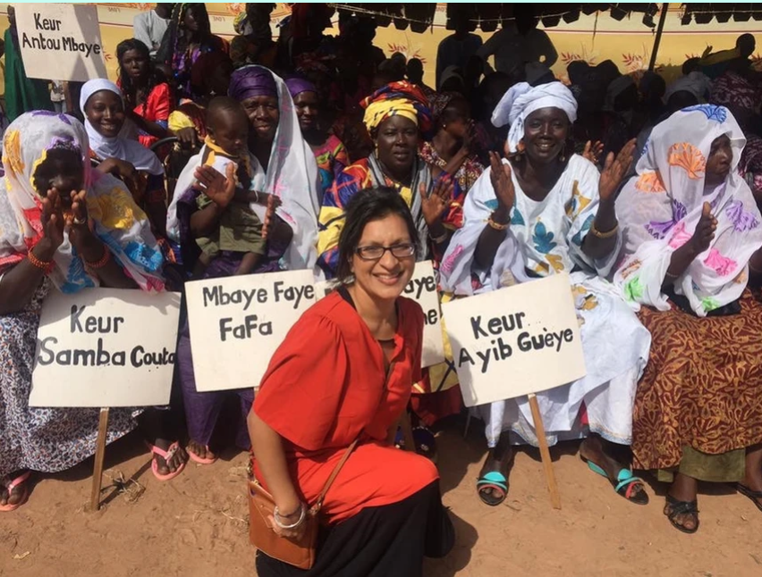 Julia at Abandonment declaration of FGM in Senegal