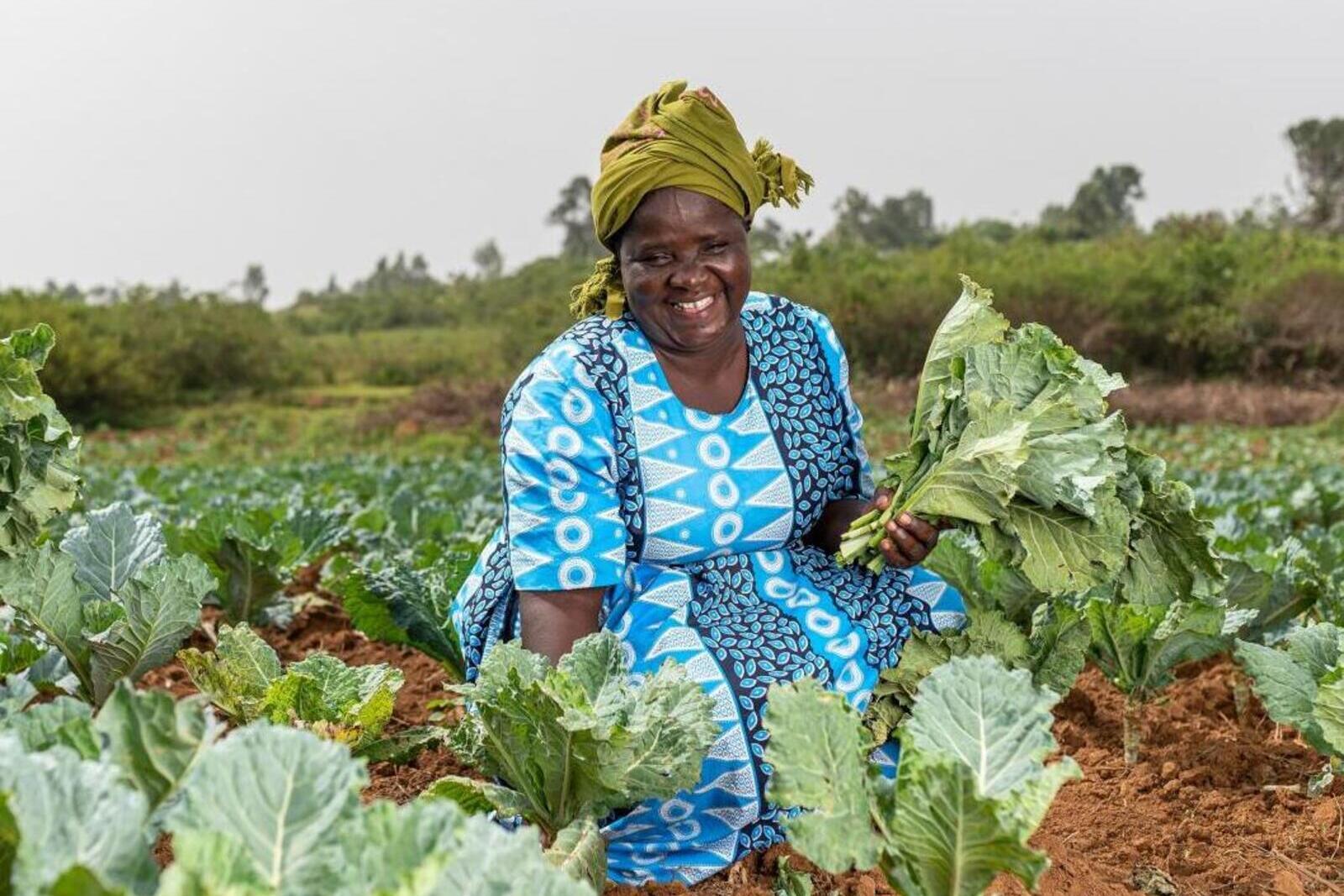 Woman in field