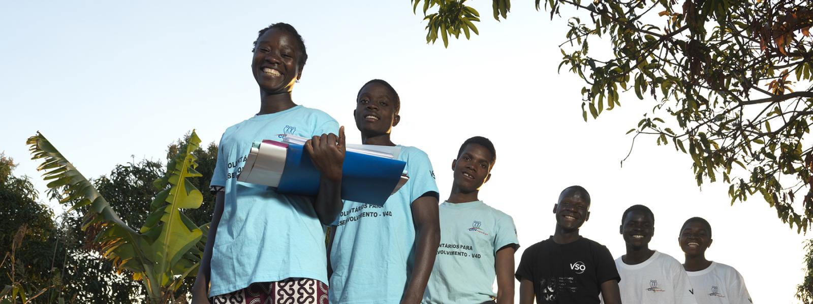Community volunteers supporting post Idai relief, Mozambique