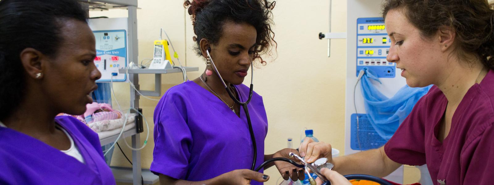 Nurses in Ethiopia