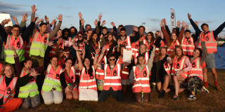 VSO stewards at a festival