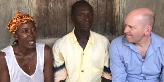 VSO CEO Philip discusses local issues in Sierra Leone