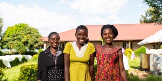 Consolata with her mentor and teacher