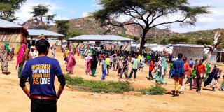 School visit, Ethiopia