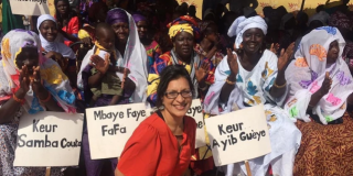 Julia at Abandonment declaration of FGM in Senegal