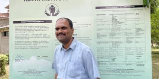 Praveen at the Kenya Institute for Special Education