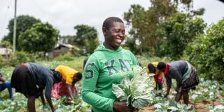 Female farmer in Kenya