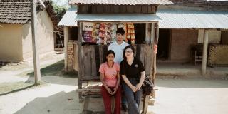 Kima and VSO volunteers. 