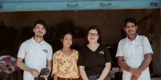 VSO volunteers and primary actors.