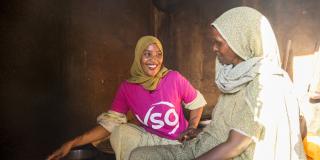 Rahma, a VSO community volunteer