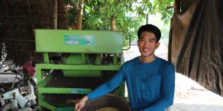 Mung bean farmer