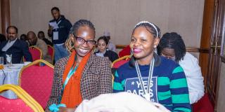 Smiling women
