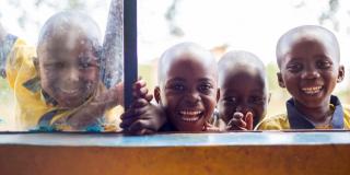 Children in a nursery class Rwanda