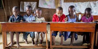 Schoolchildren, Rwanda