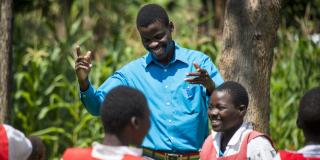 Volunteer Sylvester in Kenya