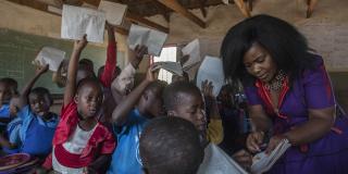 Teacher Grace Chigwechokha in Malawi