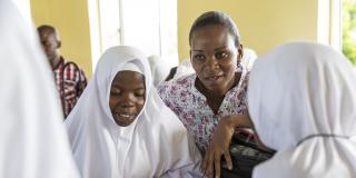 Local teacher Rebecca has been working alongside VSO volunteer Paul to build capacity
