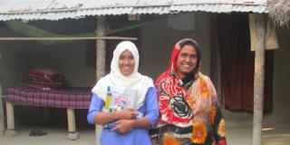 Girl and her mother at home in Bangladesh | VSO