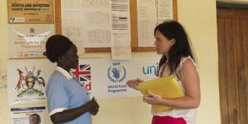 Volunteer Lisa Barrins at Tapac Health Centre