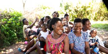 Group of women smiling