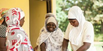 Young members of VSO and Cocoa Life’s enterprise training group