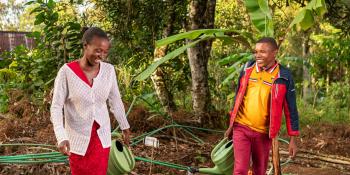 Farmers working in Kenya