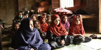 Children in classroom