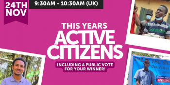 Text: This years active citizens