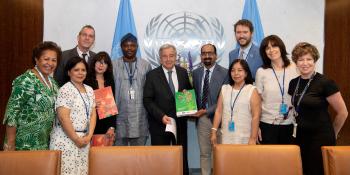 Partner org AwazCDS presenting report at UN conference Partner org AwazCDS presenting report at UN conference