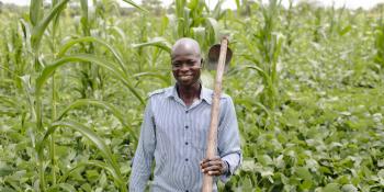 Bosco is a farmer in Uganda who has been supported by VSO's YELG project Bosco is a farmer in Uganda who has been supported by VSO's YELG project