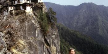 VSO volunteer John Stedman was the first western teacher at Bhutan's only technical college