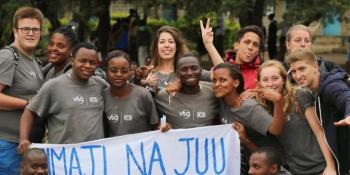ICS volunteers in Tanzania