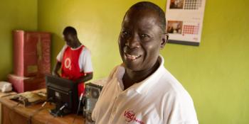 VSO Uganda volunteer Fred Kasozi