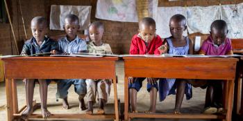 Schoolchildren, Rwanda