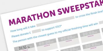 VSO branded marathon sweepstake form VSO branded marathon sweepstake form