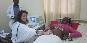 VSO volunteer obstetrician Alexa Vardy in Ethiopia VSO volunteer obstetrician Alexa Vardy in Ethiopia