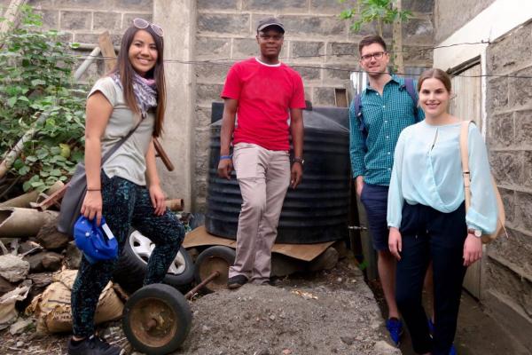 Citi volunteers on placement in Kenya