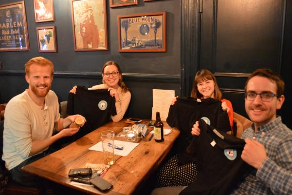 VSO supporters having fun at VSO London Action Group's Pub Quiz
