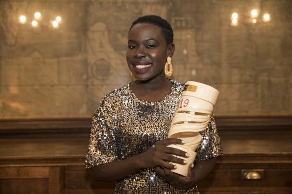 Irene Bitumbe, winner of the Health volunteer award