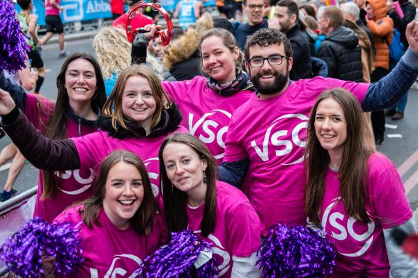 VSO staff at London Marathon