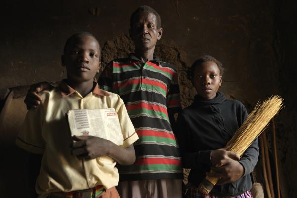 A family in Karamoja